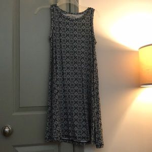 LOFT Mosaic tile swing dress